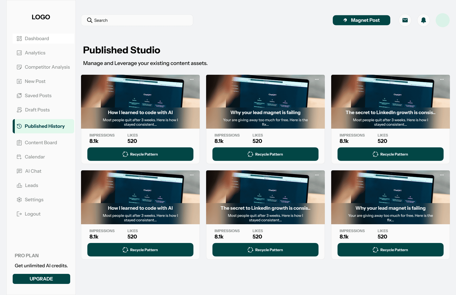 Published Posts
